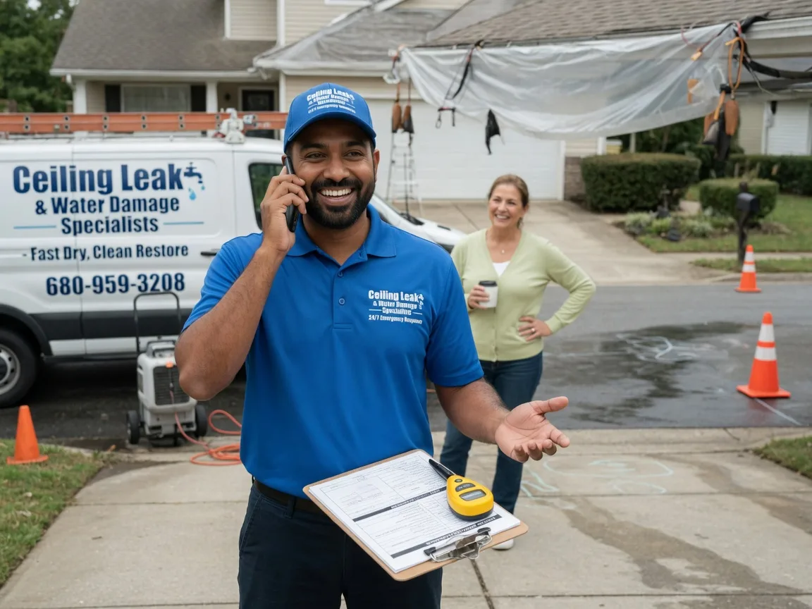 Ceiling Leak Cleanup Dublin, VA FAQs
